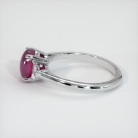 2.61 Ct. Ruby Ring, 14K White Gold 4