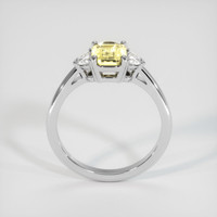 1.50 Ct. Yellow Sapphire Ring, 14K White Gold 3
