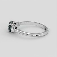 1.77 Ct. Bluish Green Sapphire Ring, 14K White Gold 4