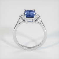 2.06 Ct. Blue Sapphire Ring, 14K White Gold 3