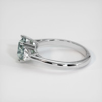 1.92 Ct. Sapphire Ring, 14K White Gold 4