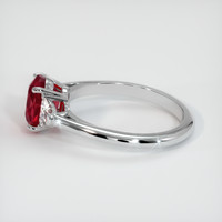 1.88 Ct. Ruby Ring, 14K White Gold 4