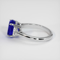 3.54 Ct. Color Change Sapphire Ring, 18K White Gold 4