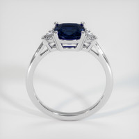 1.52 Ct. Blue Sapphire Ring, 18K White Gold 3