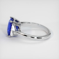 4.59 Ct. Sapphire Ring, 18K White Gold 4