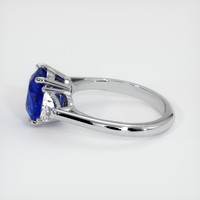 4.45 Ct. Sapphire Ring, 18K White Gold 4