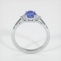 1.15 Ct. Blue Sapphire Ring, 18K White Gold 3