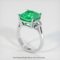 Emerald Ring 6.46 Ct., 18K White Gold Preview