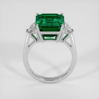7.62 Ct. Emerald Ring, 18K White Gold 3