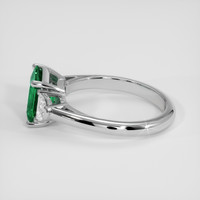 1.24 Ct. Emerald Ring, 18K White Gold 4