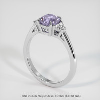 1.26 Ct. Gemstone Ring, 18K White Gold 2