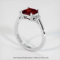 1.52 Ct. Gemstone Ring, 18K White Gold 2