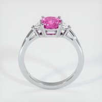 1.69 Ct. Pink Sapphire Ring, 18K White Gold 3