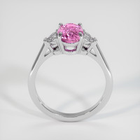 2.04 Ct. Pink Sapphire Ring, 18K White Gold 3