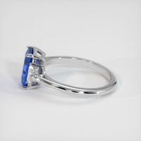 2.57 Ct. Sapphire Ring, 18K White Gold 4
