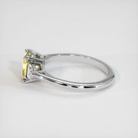 1.50 Ct. Sapphire Ring, 18K White Gold 4
