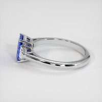 1.56 Ct. Sapphire Ring, 18K White Gold 4