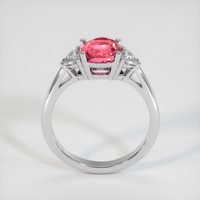 2.05 Ct. Padparadscha Sapphire Ring, 18K White Gold 3