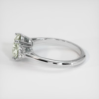 2.44 Ct. Sapphire Ring, 18K White Gold 4