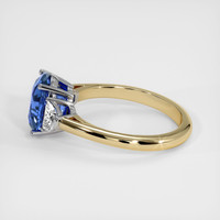 2.99 Ct. Blue Sapphire Ring, 14K White & Yellow 4