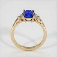2.21 Ct. Blue Sapphire Ring, 10K Yellow Gold 3