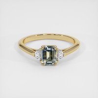 1.49 Ct. Bi Color Sapphire Ring, 10K Yellow Gold 1