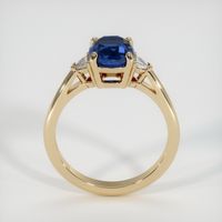 2.04 Ct. Blue Sapphire Ring, 14K Yellow Gold 3