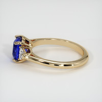 2.21 Ct. Blue Sapphire Ring, 14K Yellow Gold 4