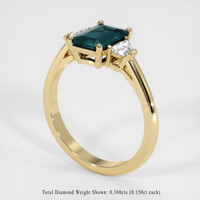 1.08 Ct. Gemstone Ring, 14K Yellow Gold 2