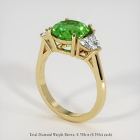 3.04 Ct. Gemstone Ring, 14K Yellow Gold 2