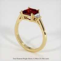 1.52 Ct. Gemstone Ring, 14K Yellow Gold 2