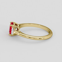 1.03 Ct. Ruby Ring, 14K Yellow Gold 4