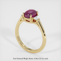 2.61 Ct. Ruby Ring, 14K Yellow Gold 2