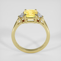 3.17 Ct. Yellow Sapphire Ring, 14K Yellow Gold 3