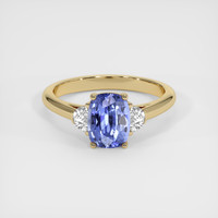 2.55 Ct. Blue Sapphire Ring, 14K Yellow Gold 1