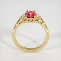 1.03 Ct. Ruby Ring, 14K Yellow Gold 3