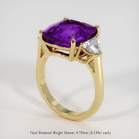 8.49 Ct. Sapphire Ring, 14K Yellow Gold 2