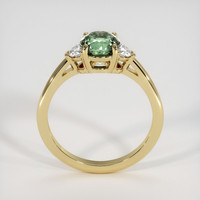 1.75 Ct. Green Sapphire Ring, 14K Yellow Gold 3