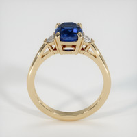 2.04 Ct. Blue Sapphire Ring, 18K Yellow Gold 3
