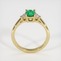 Emerald Ring 0.66 Ct., 18K Yellow Gold Preview