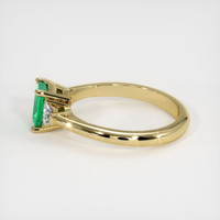 Emerald Ring 0.65 Ct., 18K Yellow Gold Preview