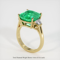Emerald Ring 6.46 Ct., 18K Yellow Gold Preview