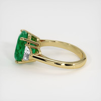 Emerald Ring 4.47 Ct. 18K Yellow Gold Preview