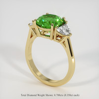 3.04 Ct. Gemstone Ring, 18K Yellow Gold 2