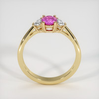 0.89 Ct. Sapphire Ring, 18K Yellow Gold 3