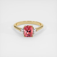 2.03 Ct. Sapphire Ring, 18K Yellow Gold 1