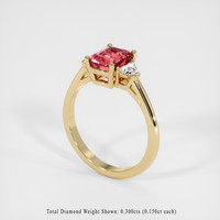 2.03 Ct. Sapphire Ring, 18K Yellow Gold 2