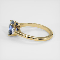 1.91 Ct. Bi Color Sapphire Ring, 18K Yellow Gold 4