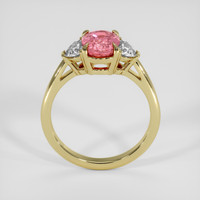 1.59 Ct. Padparadscha Sapphire Ring, 18K Yellow Gold 3