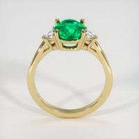 3.00 Ct. Emerald Ring, 18K Yellow Gold 3